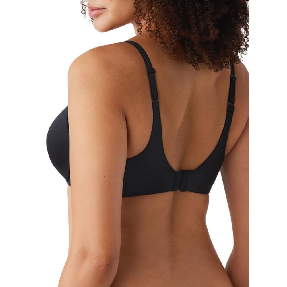 Wacoal Womens Inner Sheen Seamless Underwire Bra 40C Black 855397 - NWT - Picture 3 of 4